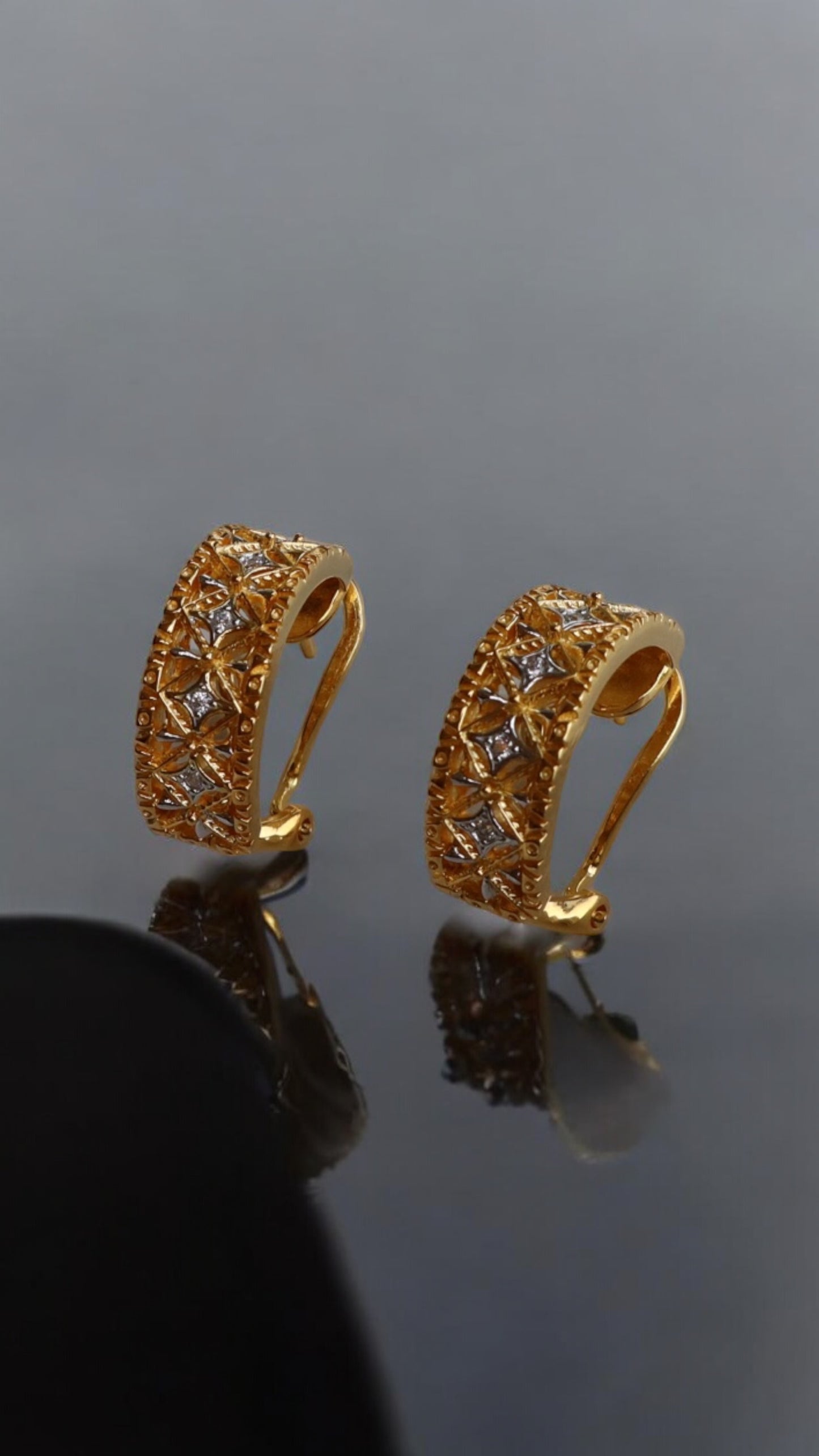 14K GOLD Plated Starlight Earrings