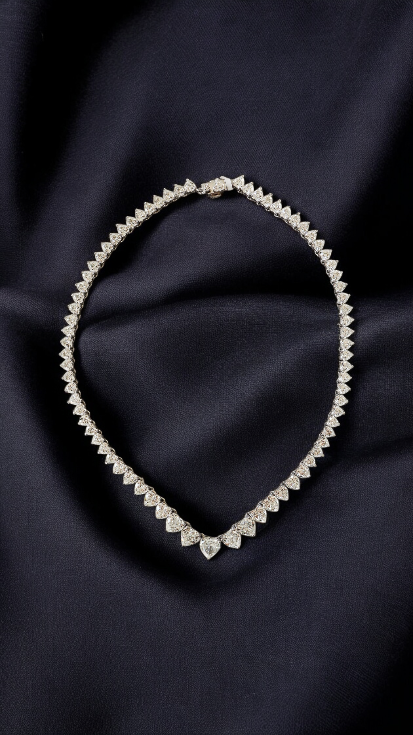 ICE CUT Heart Diamond Necklace