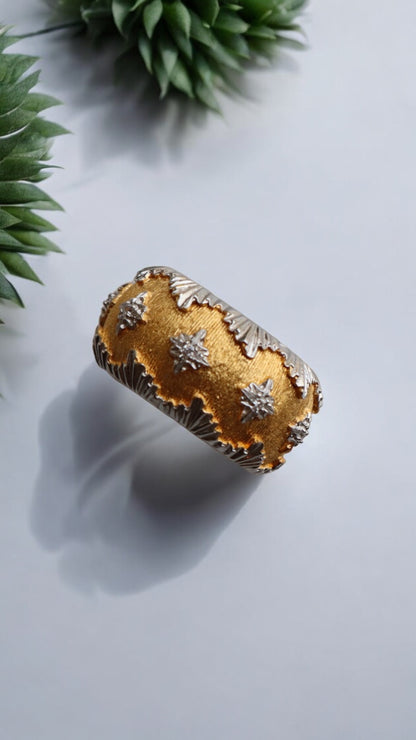 14K GOLD Plated Star Ring