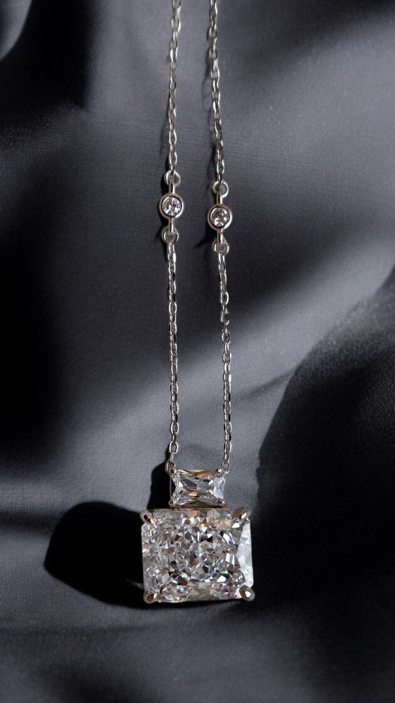 ICE CUT D-Colour Diamond Necklace