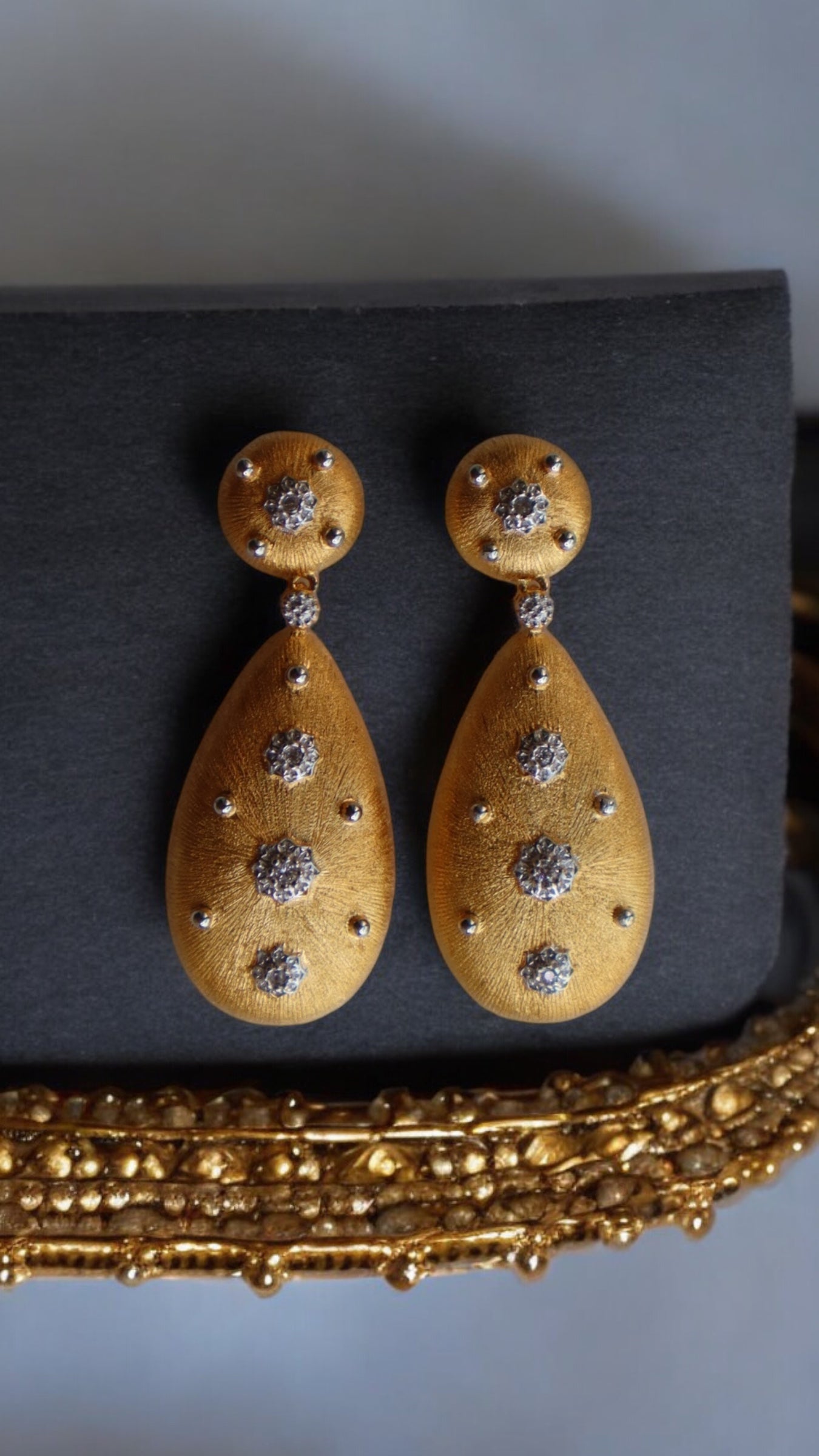 14K GOLD Plated Sultan Ottoman Earrings